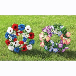 Solar Memorial Wreath, , large