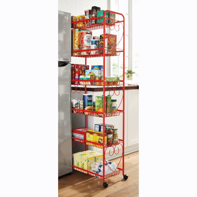 Heart Scroll Mobile Storage Tower, , large