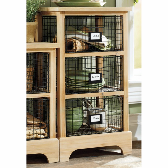 Orebin Wire 3-Drawer Cabinet, , large