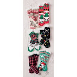Holiday Slipper Socks, , large