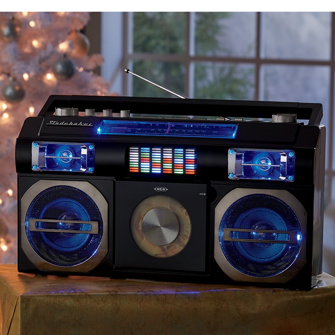 Portable Boom Box with Bluetooth by Studebaker Seventh Avenue