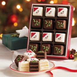 Santa &amp; Tree Petits Fours, , large