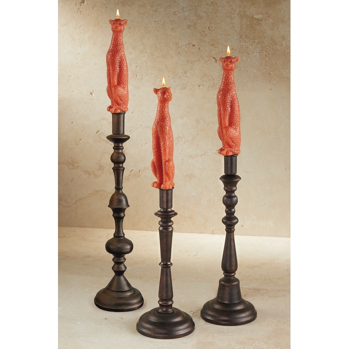 Set of 3 Mixed Taper Holders, Bronze, large