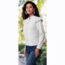 Cydnee Stretch-Crepe Jacket with Shoulder Ruffle and Faux-Pearl Studs, White, large