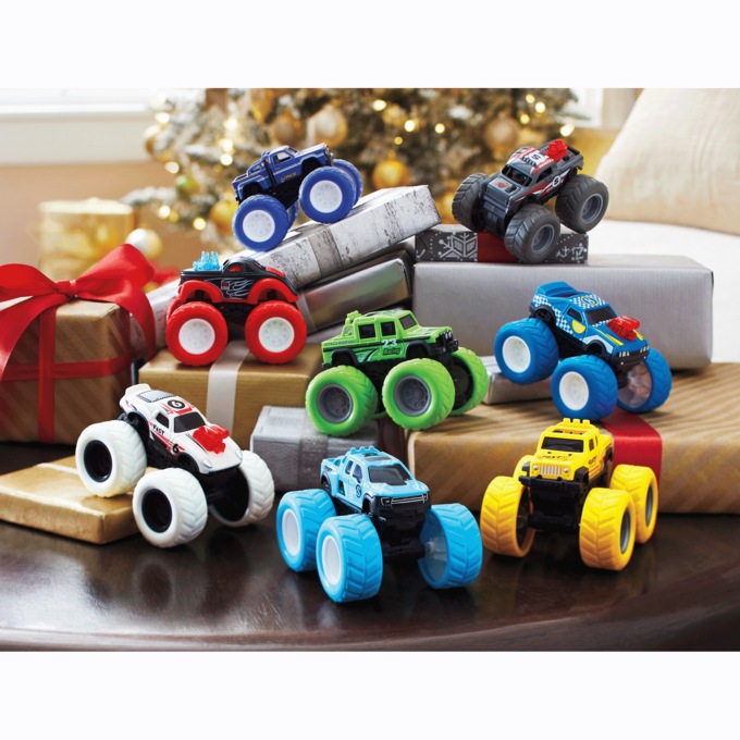 Set of 8 Monster Trucks, , large