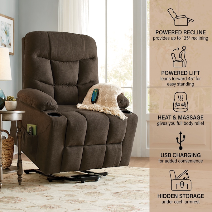 Colton Lift Recliner with Heat & Massage, , large