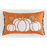 Beaded Pumpkin Trio Pillow, , large