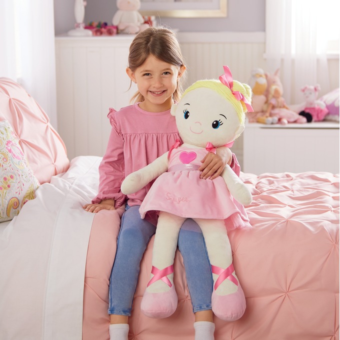 25" Plush Ballerina Doll, , large