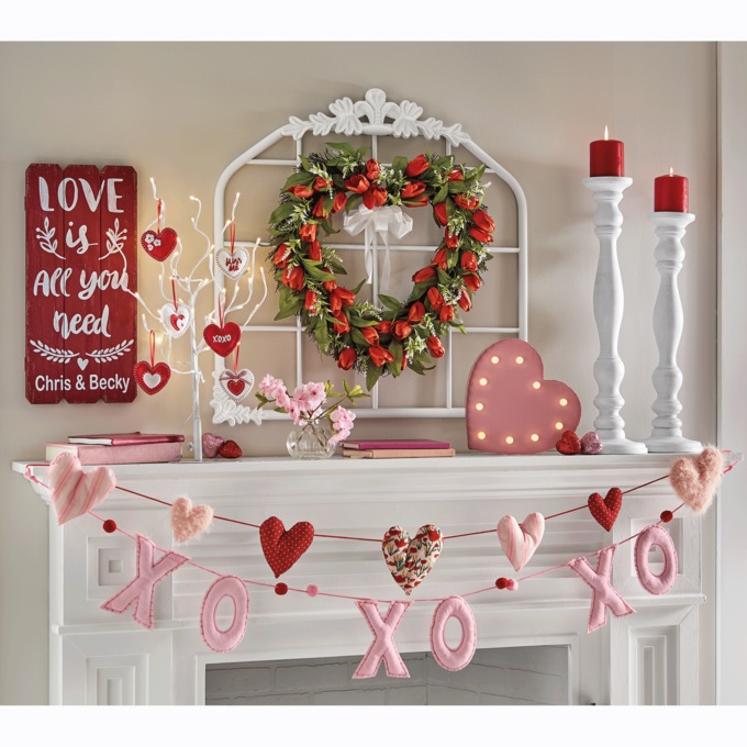 Tulip Heart Wreath, , large