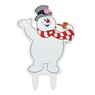Frosty the Snowman Yard Stake, White, large