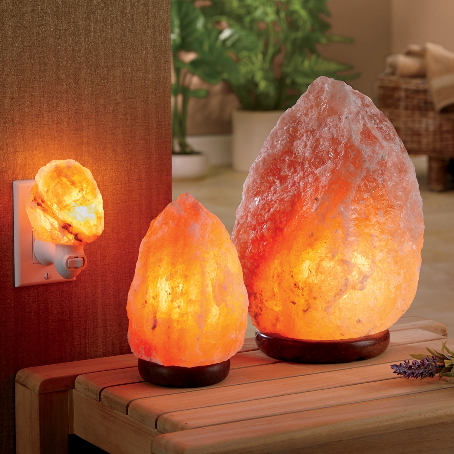 Amber Himalayan Salt Lamps Seventh Avenue