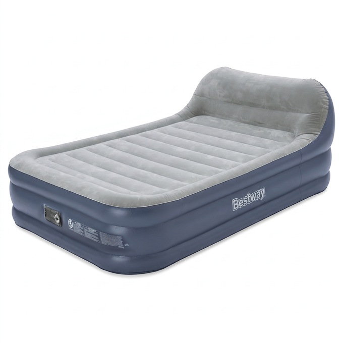 Bestway Tritech Queen-Sized Headboard Air Mattress, , large