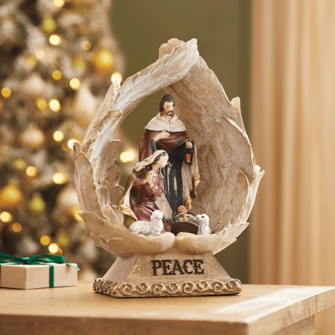 Angel Wings Nativity Scene, , large