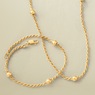 Chain Ball Necklace and Bracelet Set, , large