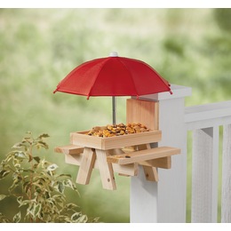 Squirrel Feeder with Umbrella, , large