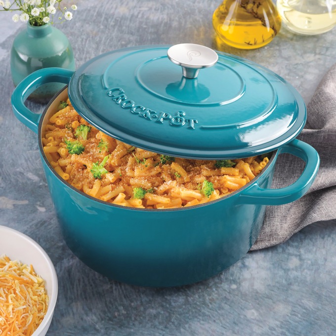 Crock Pot Artisan 5-qt. Enameled Cast Iron Dutch Oven with Lid, , large