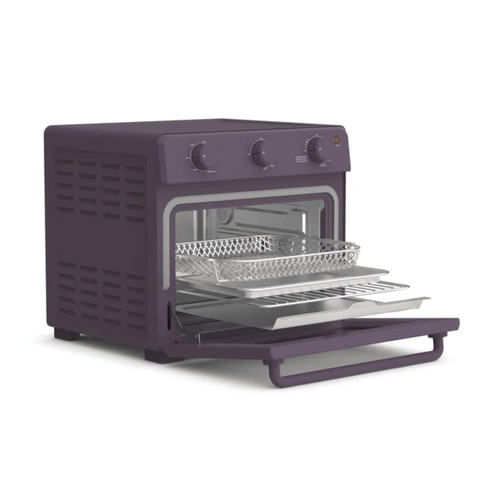 Bella 6-Slice Air Fry Toaster Oven, Plum, large