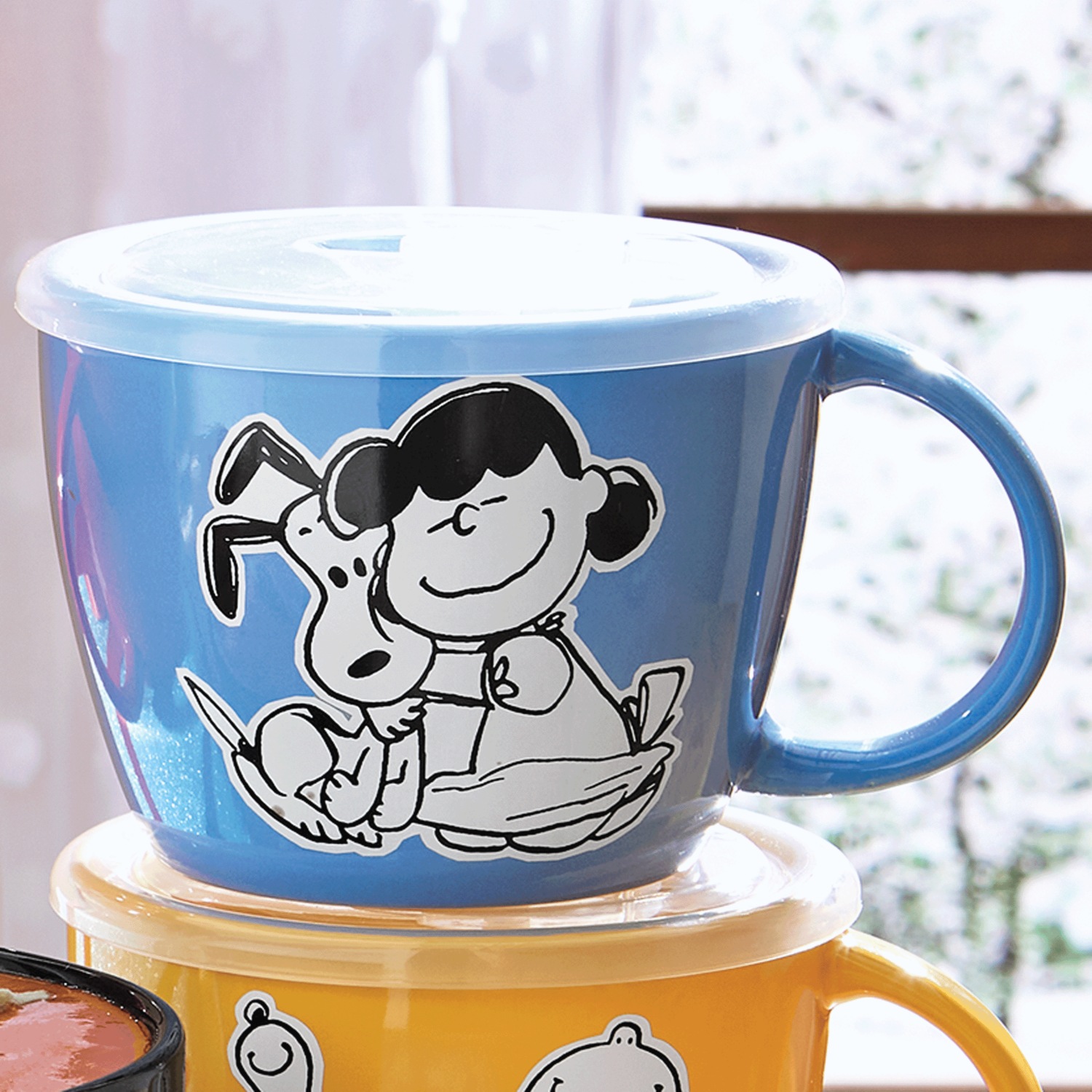 Peanuts Snoopy Pals Soup Mug with Lid | Seventh Avenue