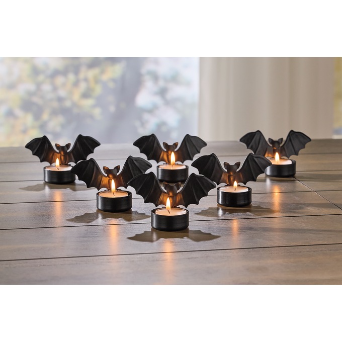 Set Of 6 Holiday Candleholders, , large