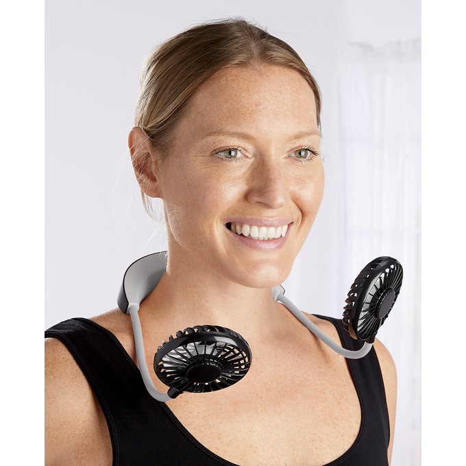 Hands-Free Portable Neck Fan, , large