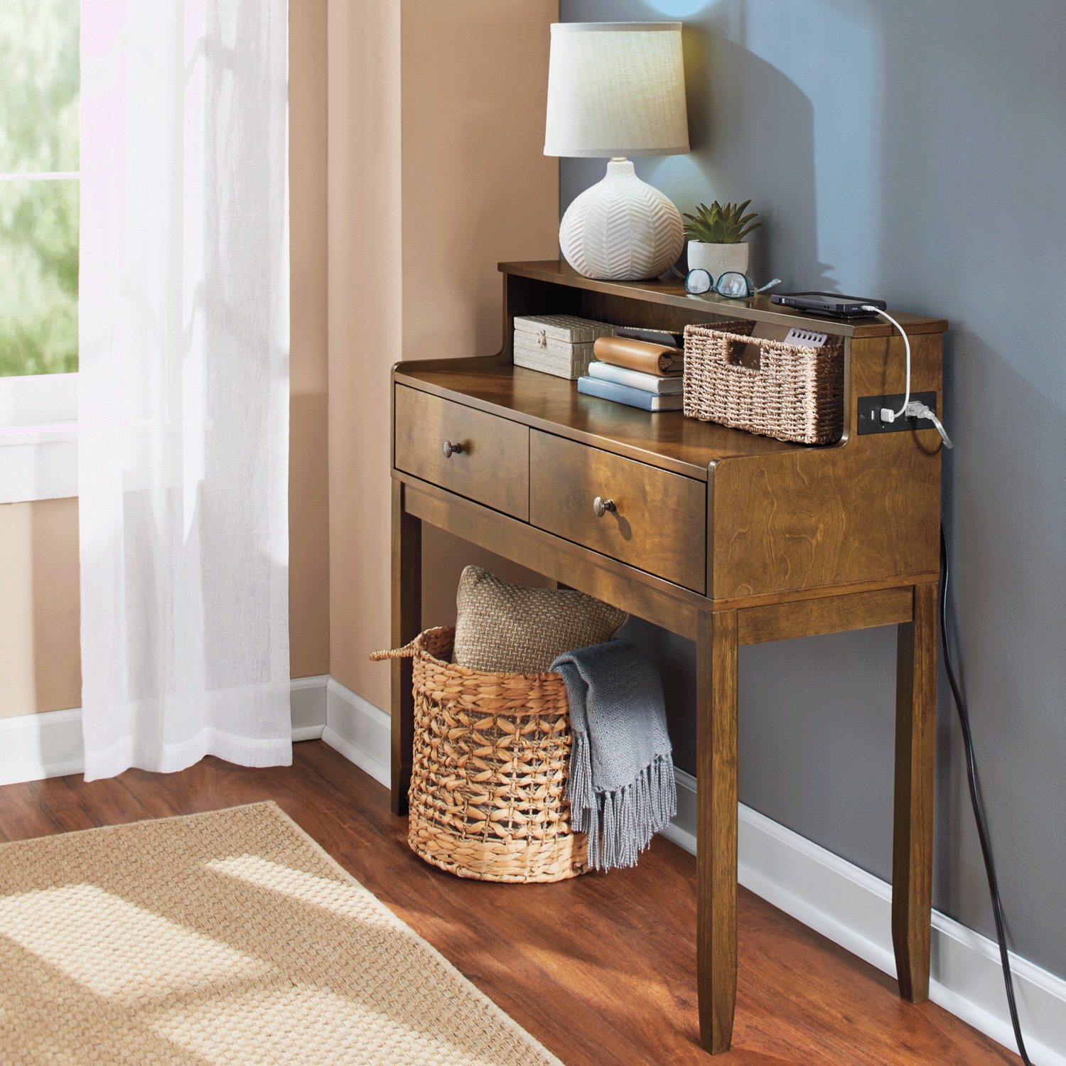 Powered Console Table | Seventh Avenue