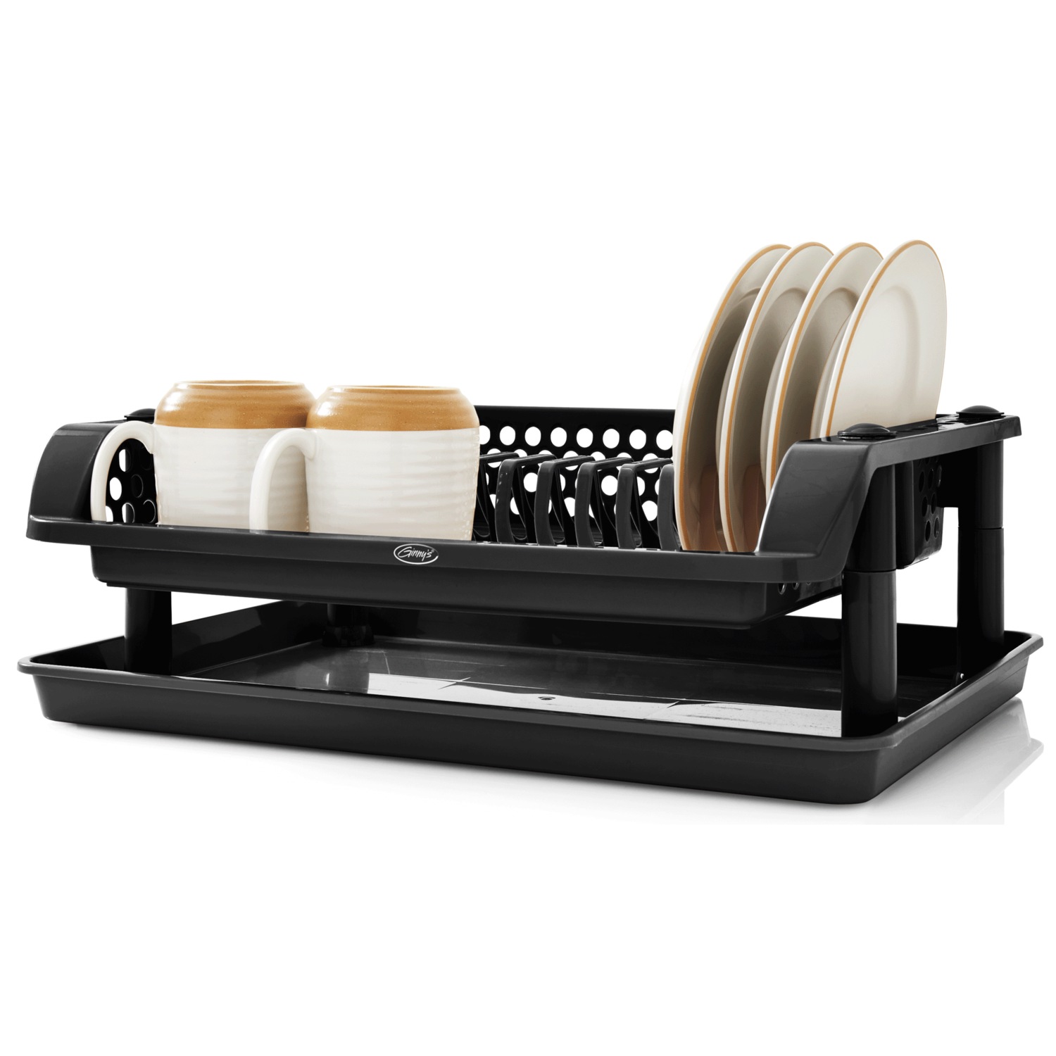 Ginny's Single-Tier Dish Rack with Tray | Seventh Avenue