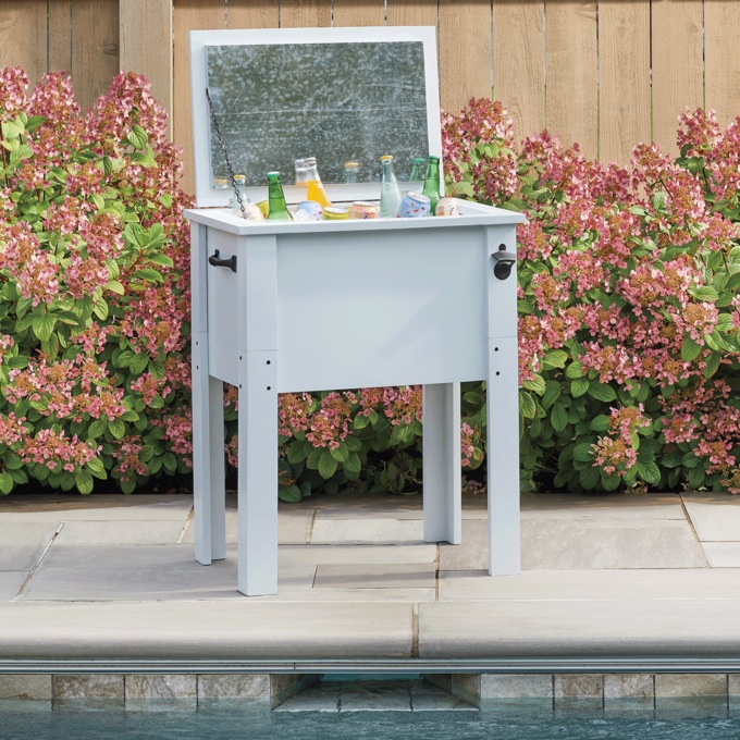 Lift-Top Patio Cooler, , large