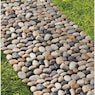Set of 8 Outdoor River Rock Patio Tiles, , large