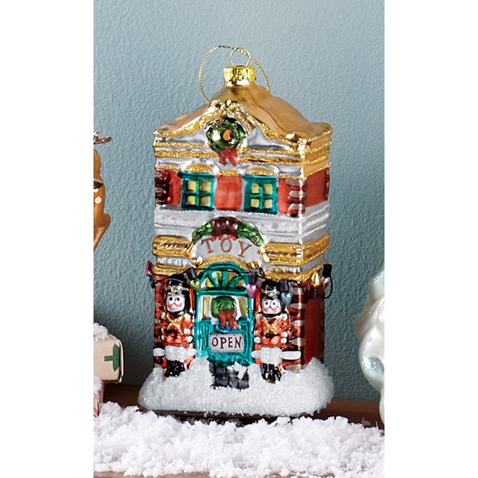 Toy Shop Glass Ornament, , large