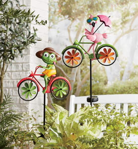 Solar Bike Wind Spinners - Buy Both and Save, , large