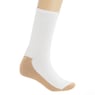 Women's Crew Compression Socks, White, large