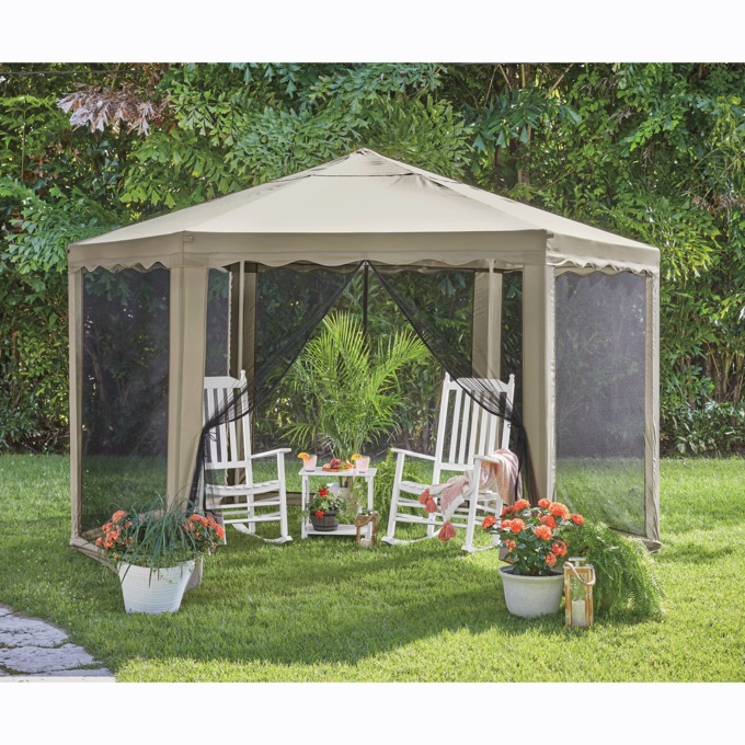 Round Garden Gazebo, , large