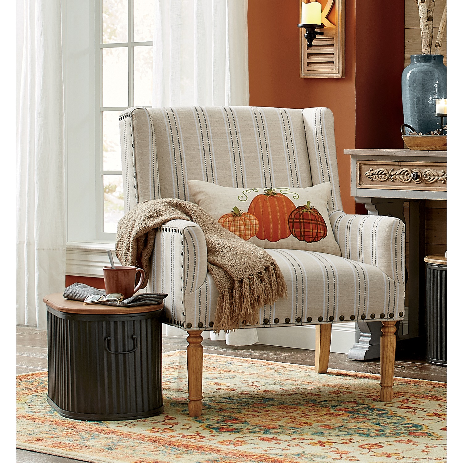 Pumpkin Trio Pillow Seventh Avenue