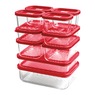 Chef Tested 20-Piece Glass Food Storage Set, , large
