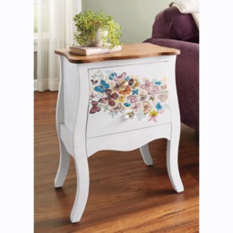 Hand-Painted Butterfly Cabinet, , large