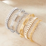 3-Piece Link and Crystal Bracelet Set, , large