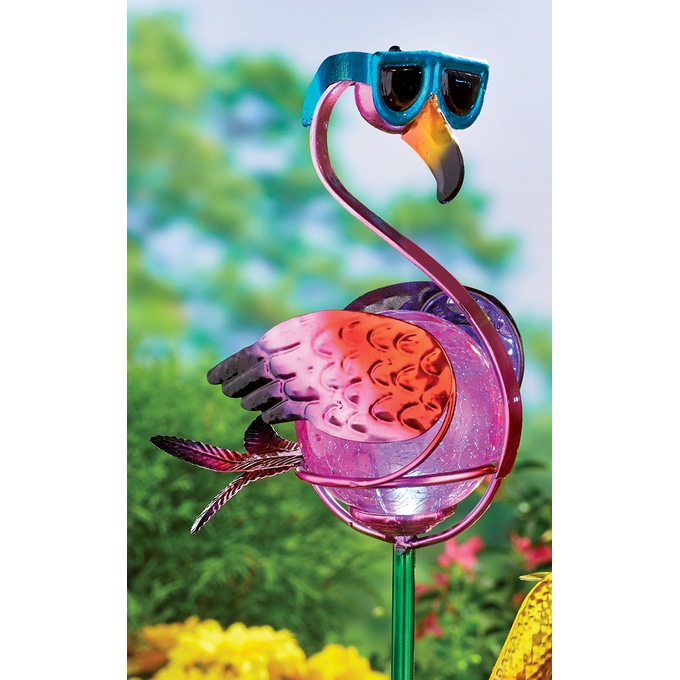 Solar Exotic Bird-Flamingo or Parrot, , large