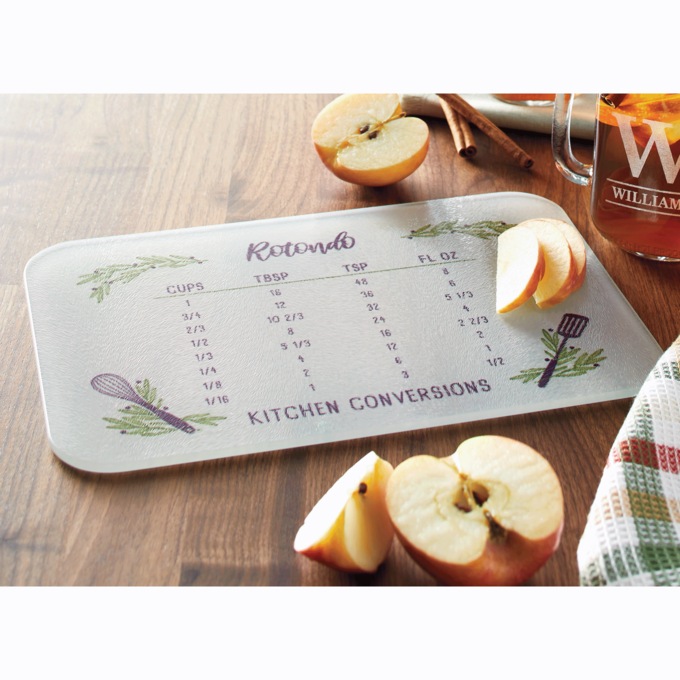 Personalized Glass Conversions Cutting Board, , large