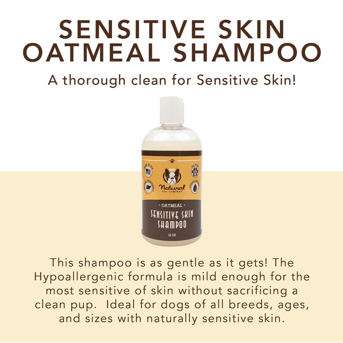 Natural Dog Company Sensitive Skin Dog Shampoo, , large