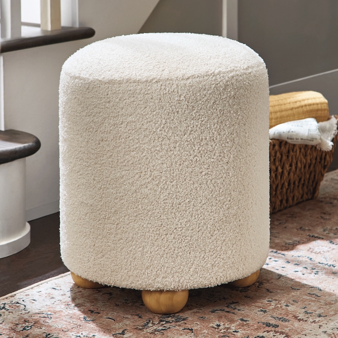 Bouclé Ottoman, , large