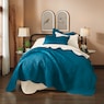 Chateau Oversized Reversible Cotton Quilt, , large