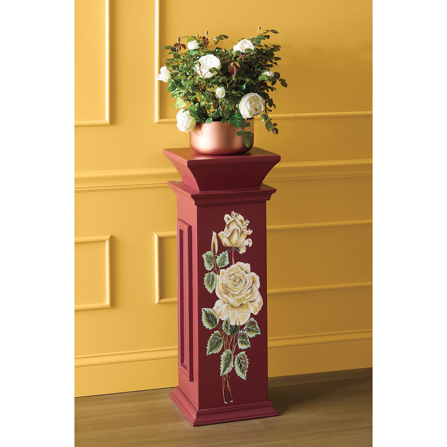 飾り台 Hand-Painted Plant Stand | Seventh Avenue