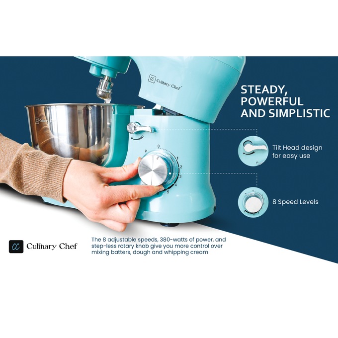 Culinary Chef 8-Speed Stand Mixer, , large