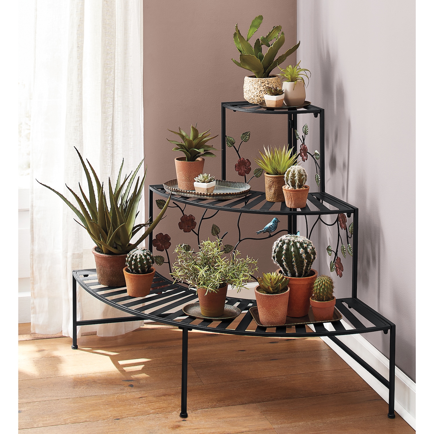 飾り台 Floral Corner Plant Stand | Seventh Avenue