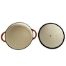 Set of 3 Cast Iron Dutch Ovens with Lids, Multi, large