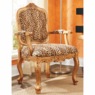 Hand-Carved Leopard Accent Chair, , large