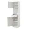 Melissa Tall Storage Pantry, White, large
