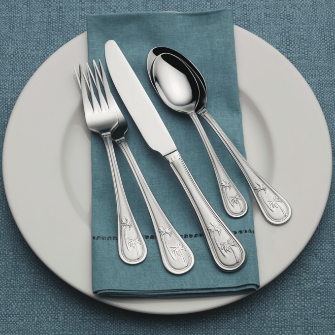 20-Piece Coastal Flatware Set, , large