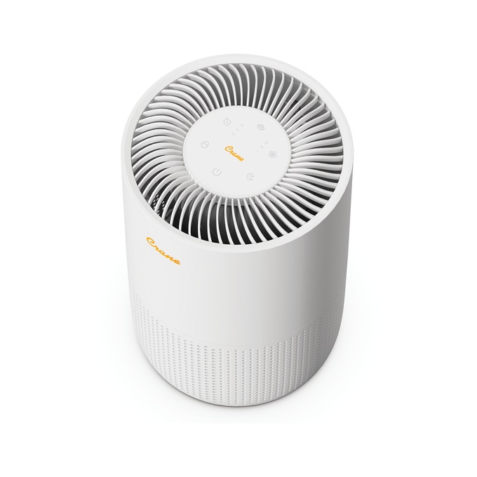 Crane Air Purifier with True HEPA Filter, White, large