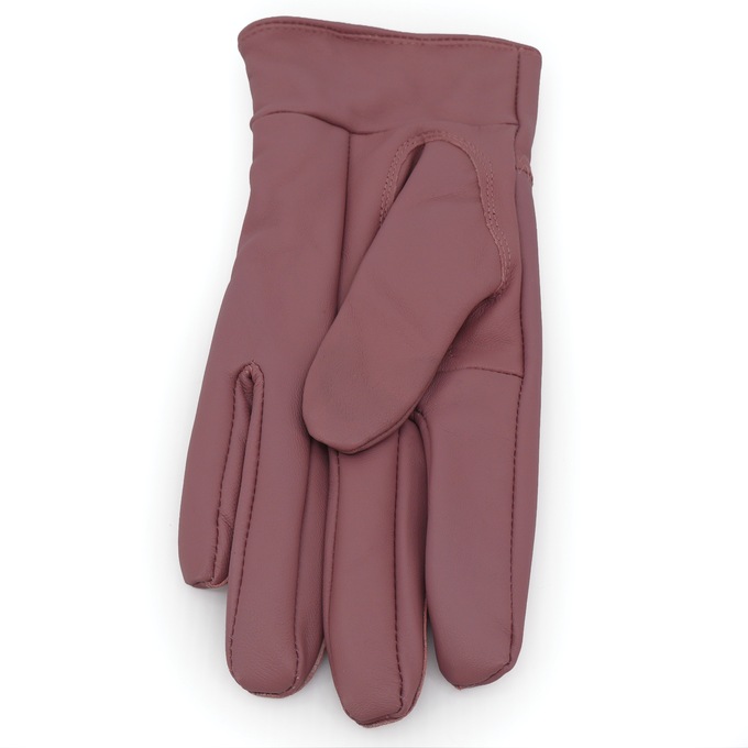 Women's Classic Leather Gloves, Rose, large
